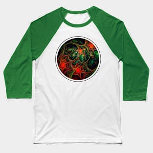 Christmas Stars Baseball T-Shirt